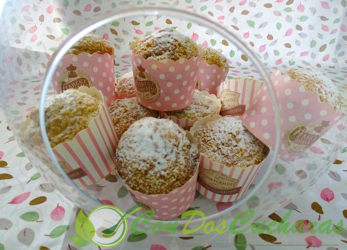 Muffins de plátano y coco
