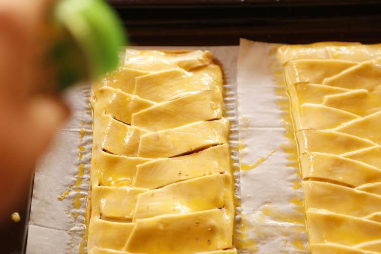 Trenza de jamón cocido y queso 21