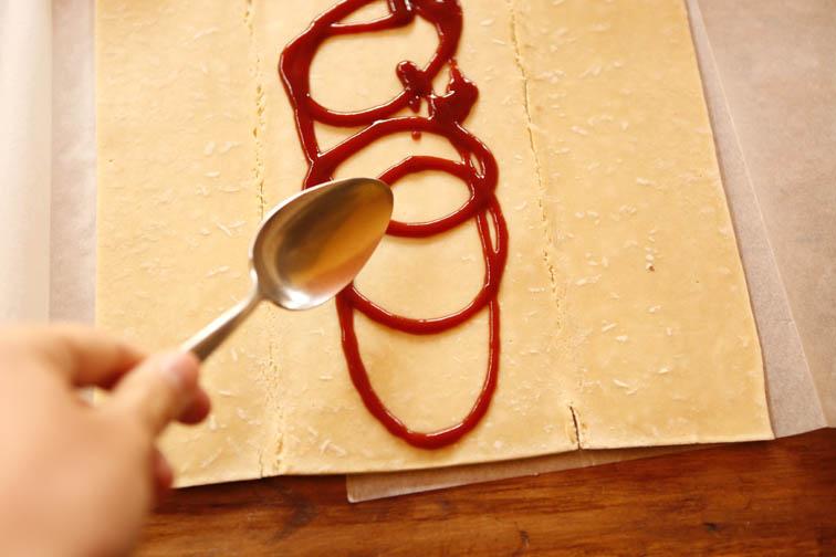 Trenza de jamón cocido y queso 3