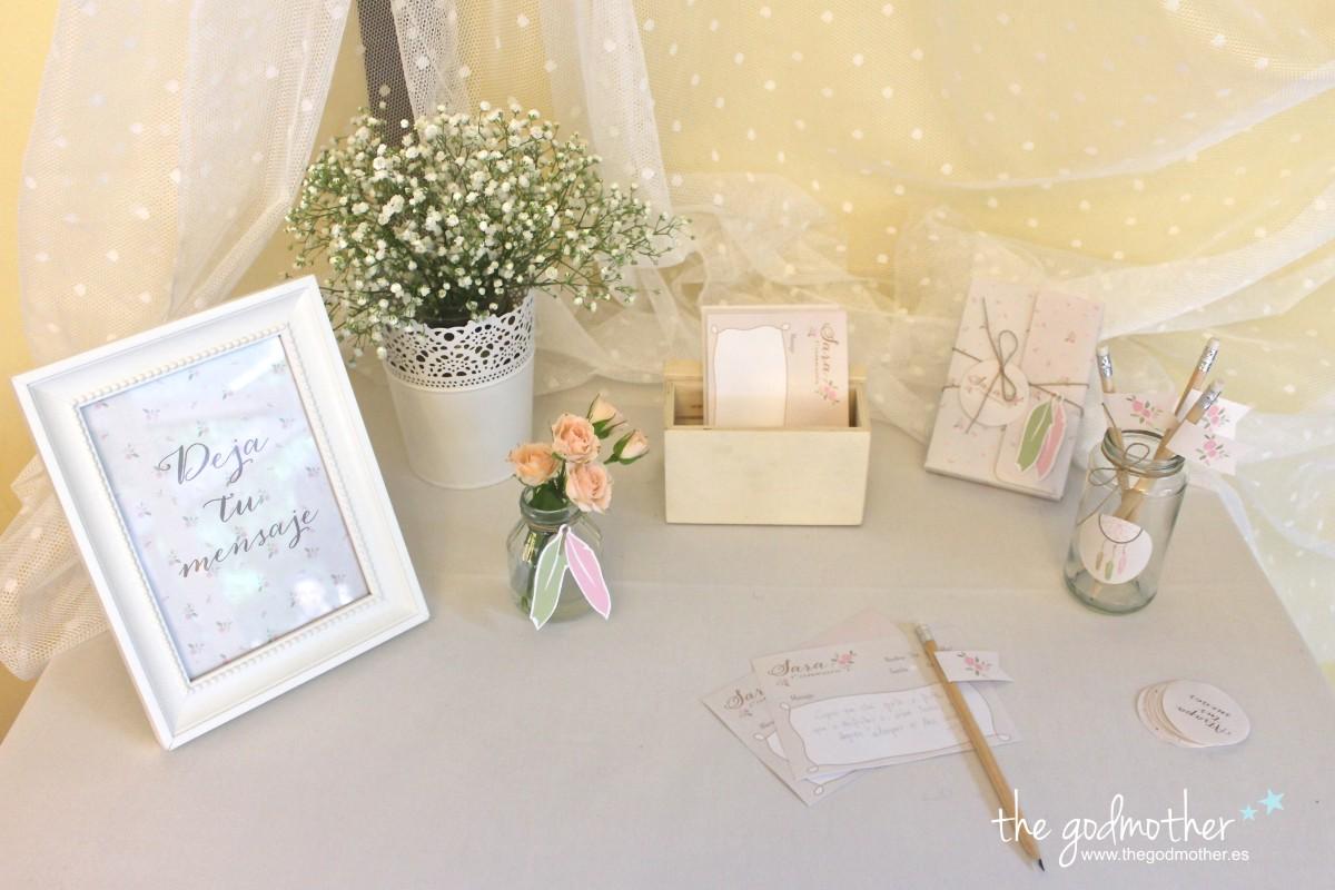 COMUNION DE CUENTO - COMUNION BOHO - MESA FIRMAS COMUNION