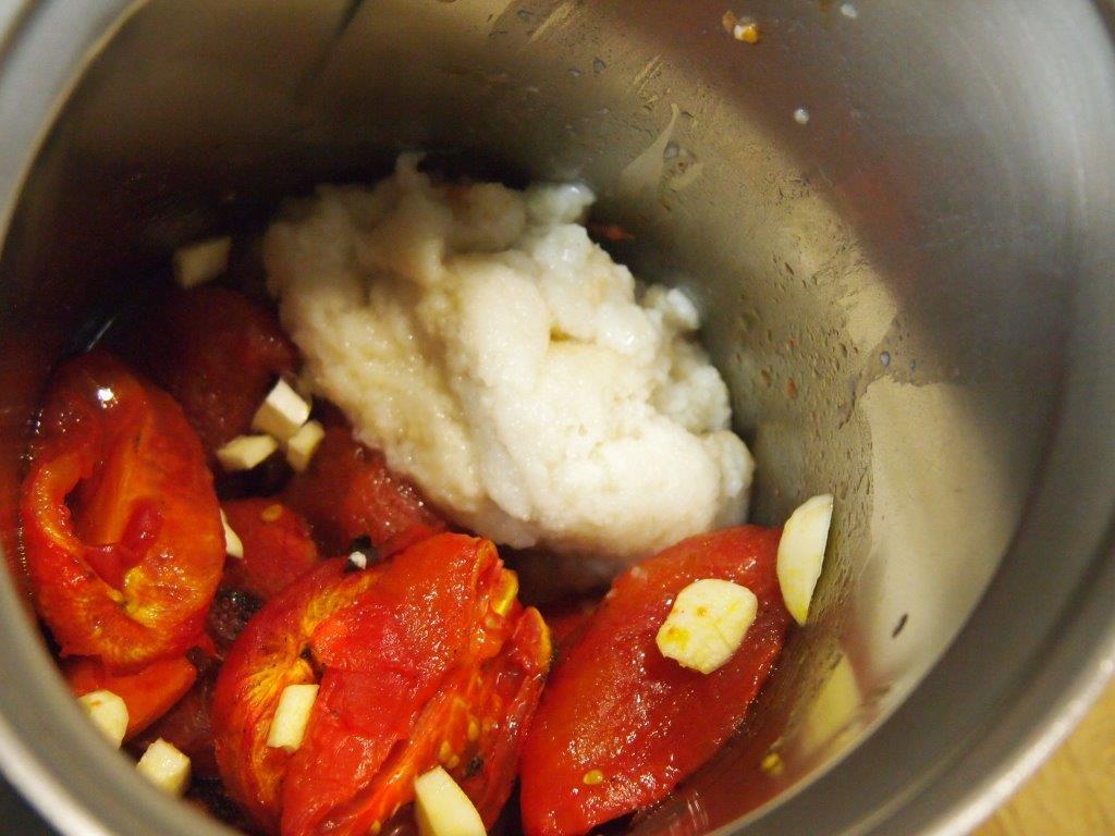 Salmorejo de tomates asados