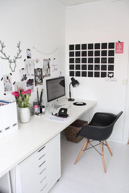 Cajonera Alex de Ikea para la zona de trabajo.