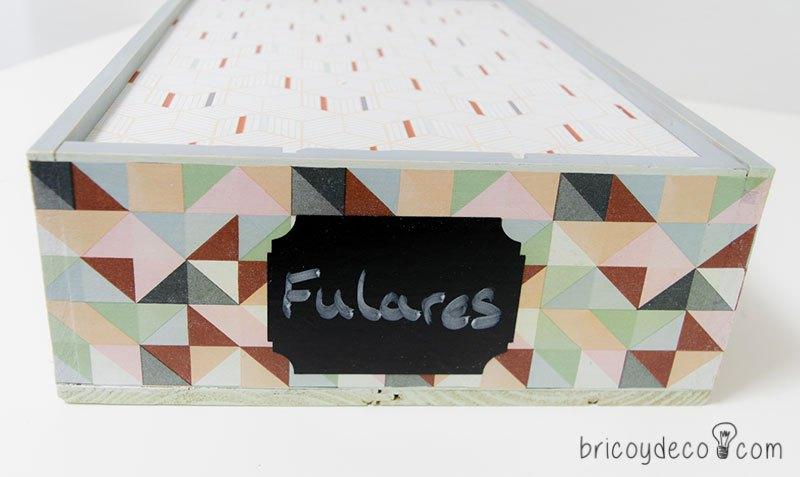 etiqueta de vinilo pizarra