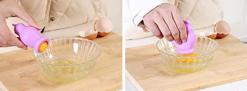 productos para brunch - Instrumento fácil para separar la yema del huevo
