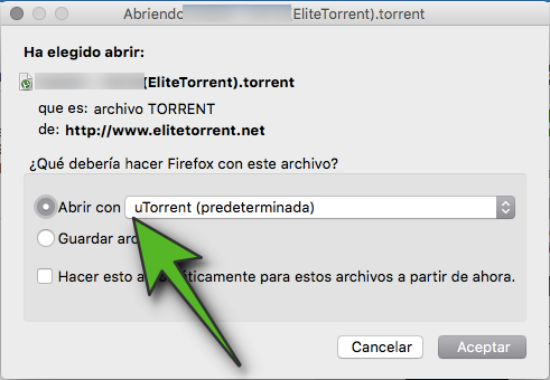 Cómo usar uTorrent para descargar desde elitetorrent