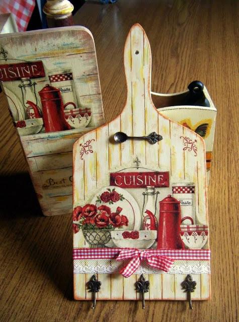 tablas de picar 4 - tecnica decoupage