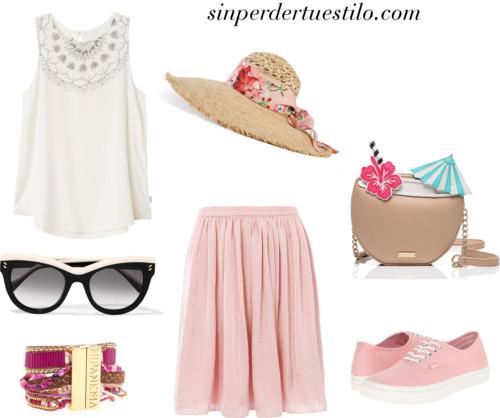 white and rose quartz