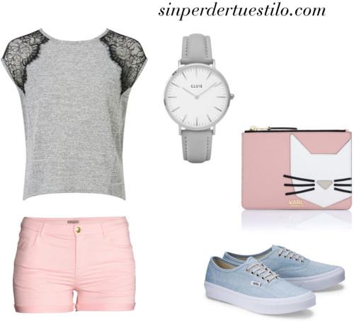 grey and rose quartz