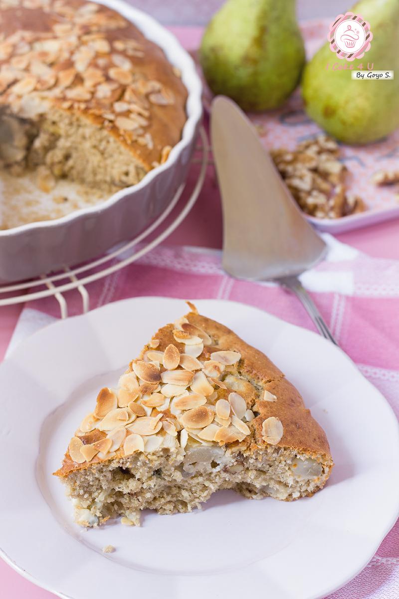 Pastel de Avena con Pera y Gorgonzola
