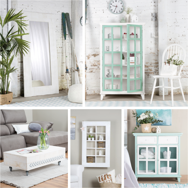 Muebles con estilo nórdico. Colecciones Nordic y Fiord de Banak Importa