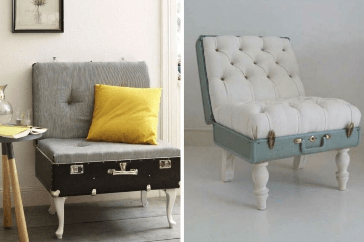 Ideas para decorar la casa con maletas