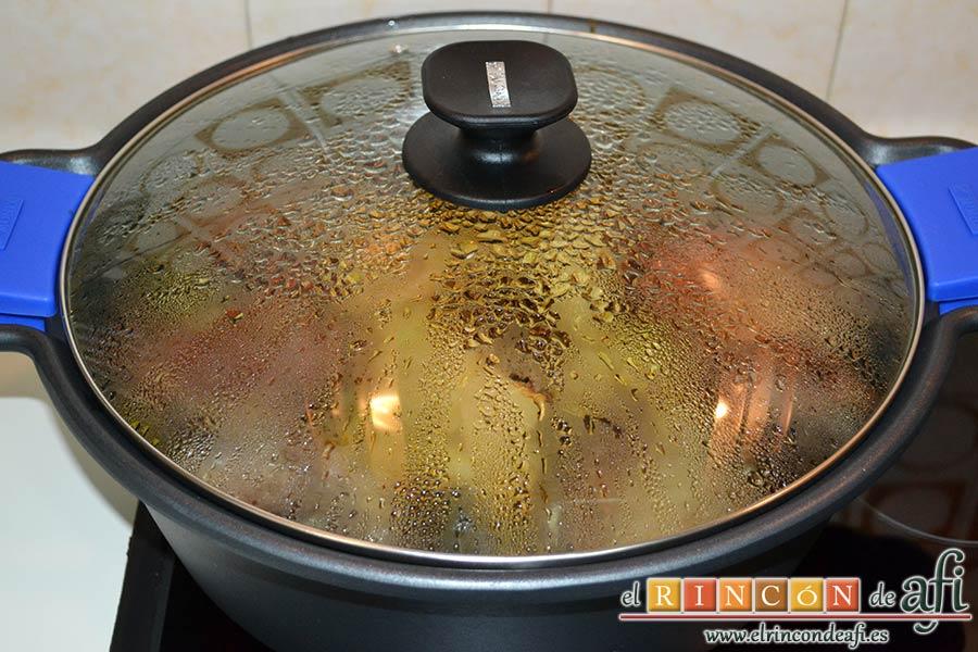 Cabrito estilo Afi, dejar que hierva