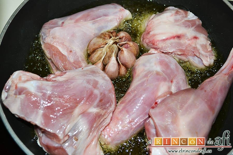 Cabrito estilo Afi, añadir el cabrito