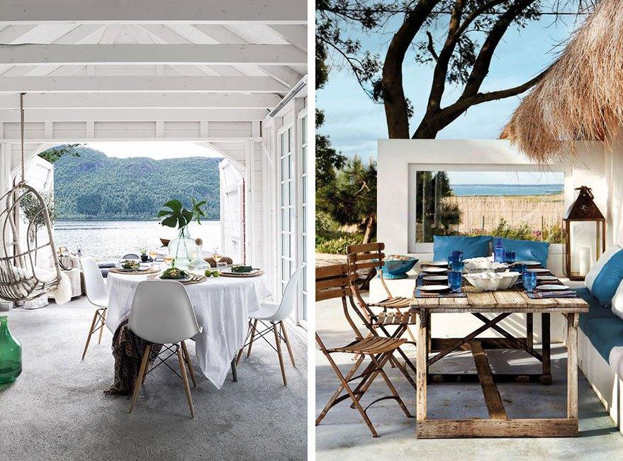 Comedores al aire libre de diferentes estilos | Decoración