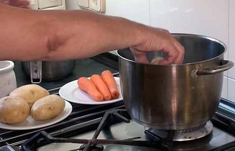 ponemos las verduras