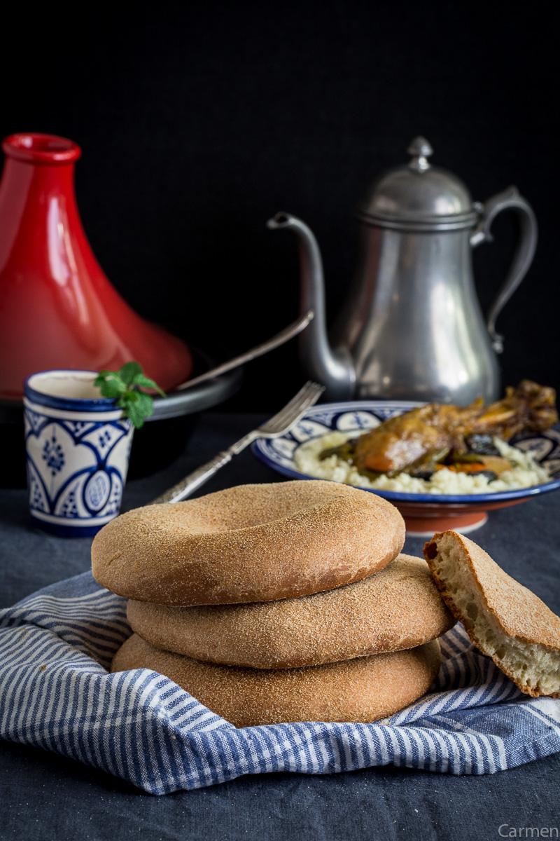 Pan marroquí trapo