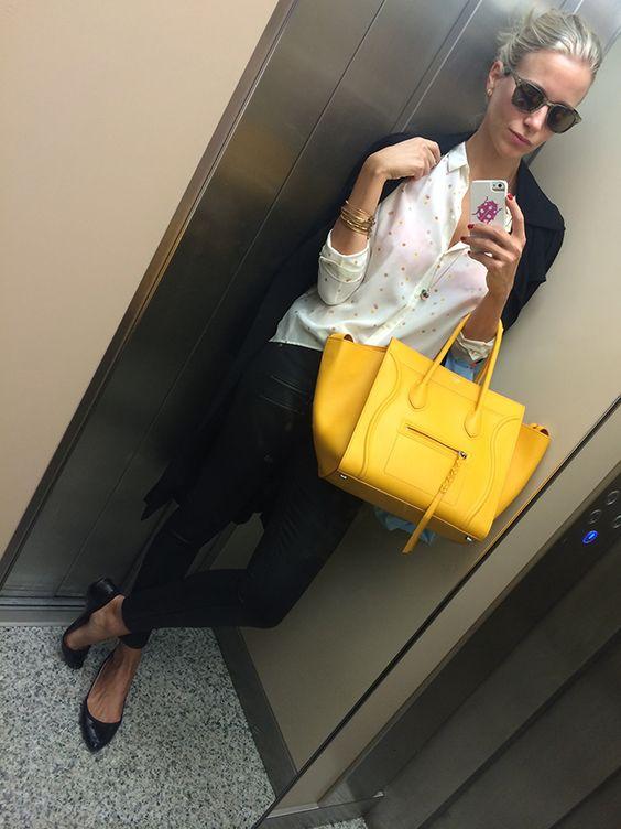 outfit bolso amarillo yellow bag 11 www.decharcoencharco.com