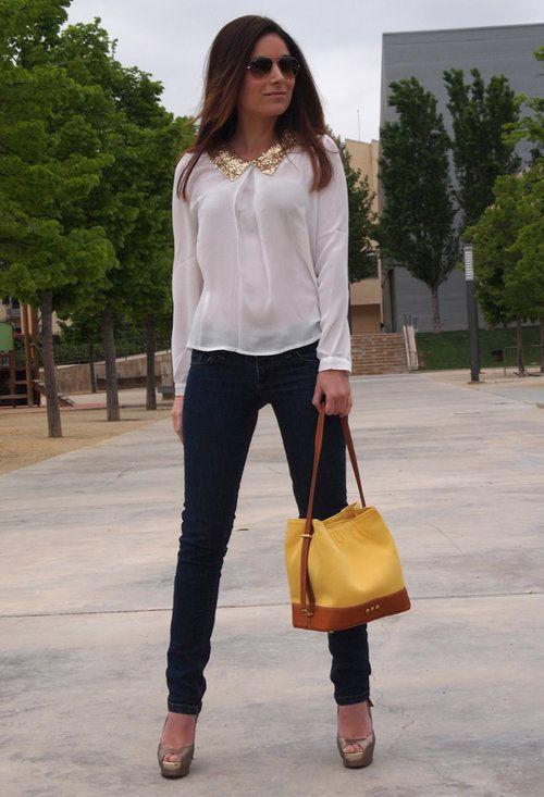 outfit bolso amarillo yellow bag 12 www.decharcoencharco.com