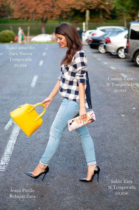 outfit bolso amarillo yellow bag 7 www.decharcoencharco.com