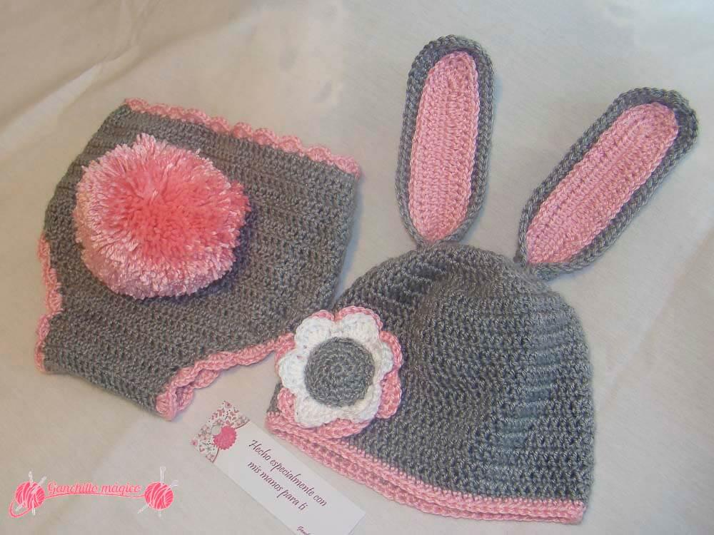 disfraz de conejita y deportivas en ganchillo (1)