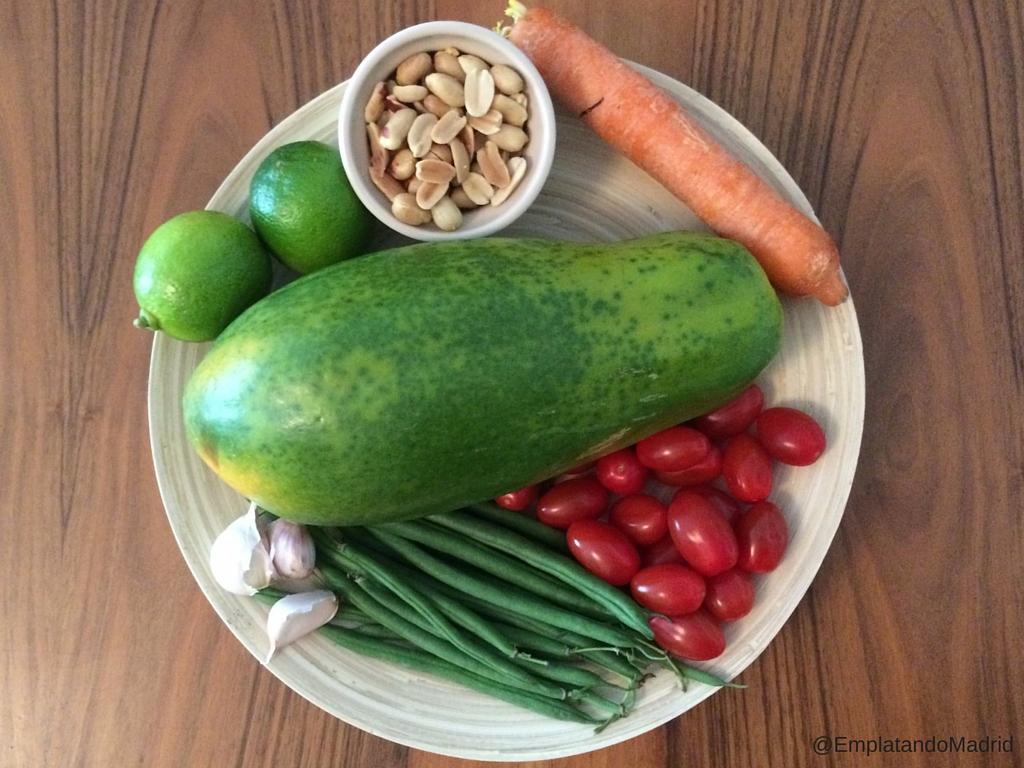 Som Tum: ensalada de papaya verde