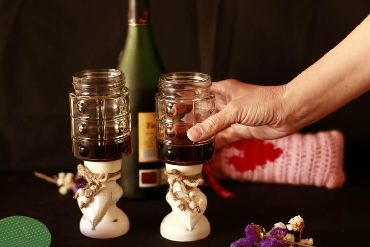 Copas con botes de cristal DIY 32b
