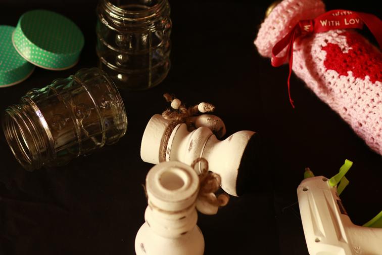 Copas con botes de cristal DIY 1b