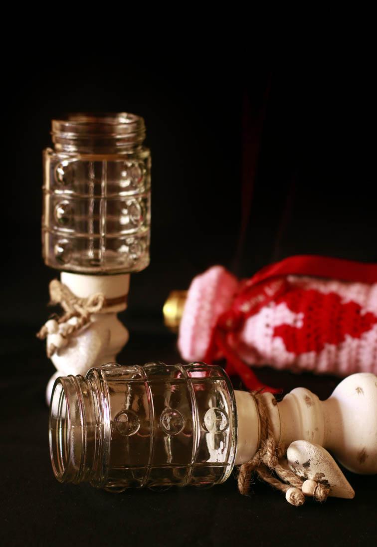 Copas con botes de cristal DIY 14