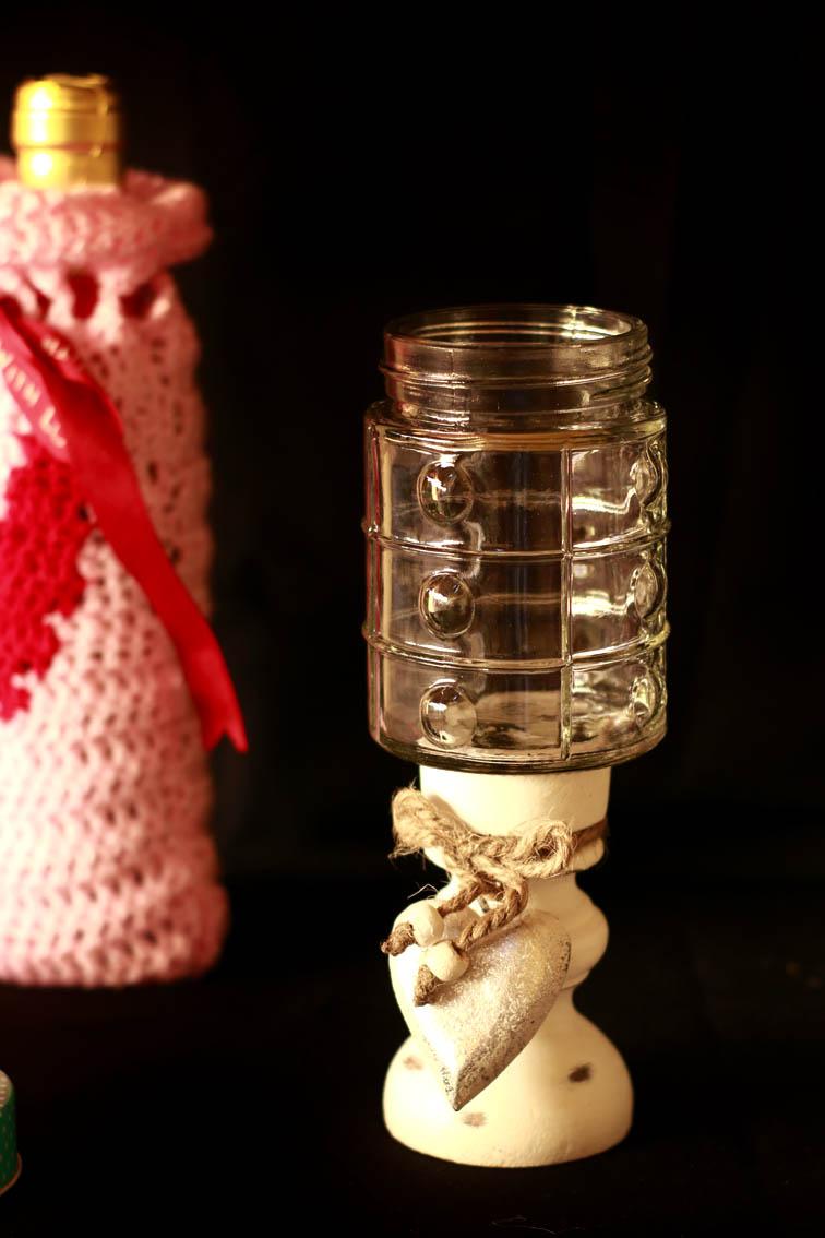 Copas con botes de cristal DIY 11