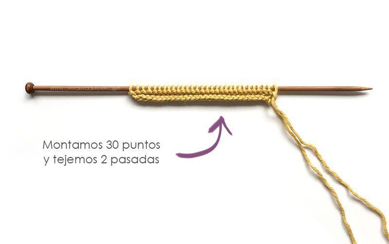 Como hacer un pelele a dos agujas de bebé tejido a punto musgo -Tutorial DIY paso a paso y patrón gratis 