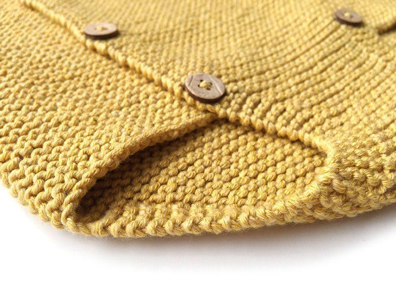 Como hacer un pelele a dos agujas de bebé tejido a punto musgo -Tutorial DIY paso a paso y patrón gratis