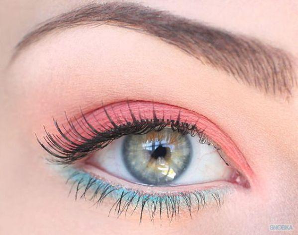maquillaje para ojos tonos pastel