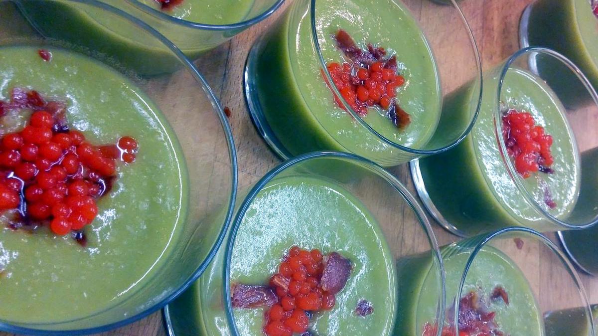 Falso caviar pimientos piquillo