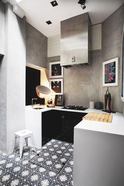 Cocinas con gris
