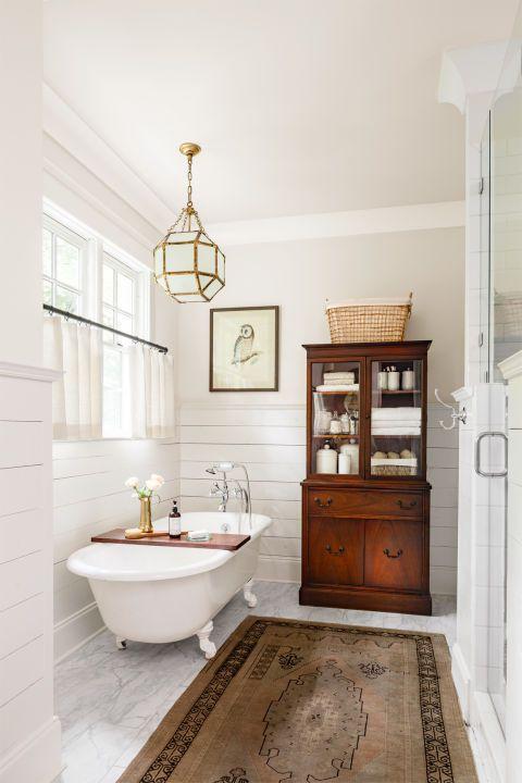 ideas para decorar baños - rojovalentino - muebles shabby chic