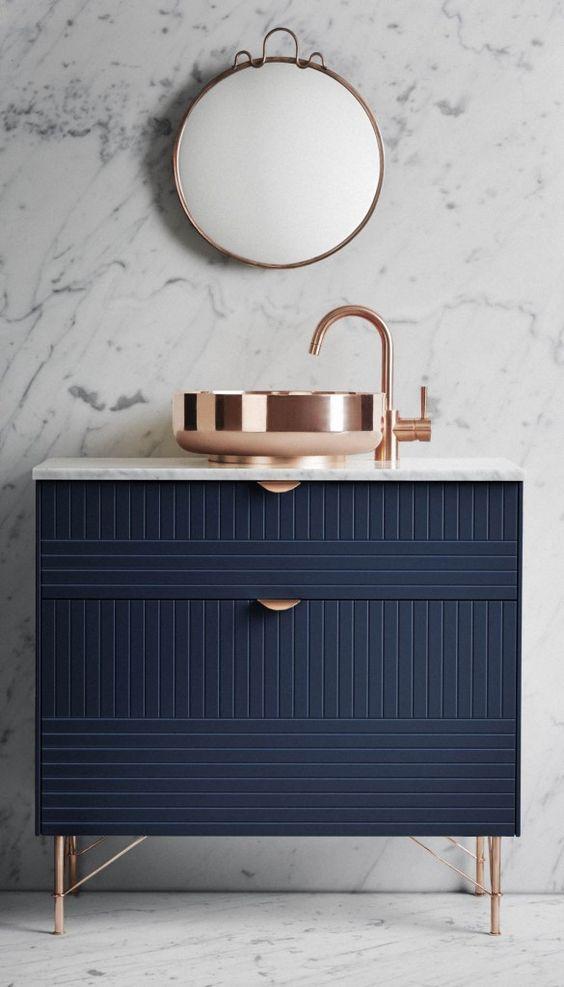 ideas para decorar baños - aurelie damm - baños en marmol