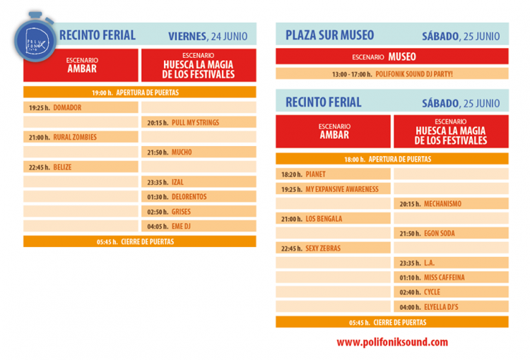 horarios polifonik sound