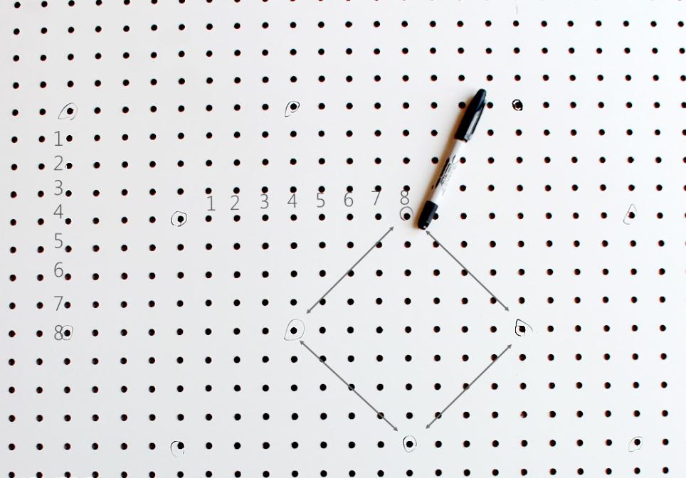 como hacer cabeceros de cama esquema medidas peg