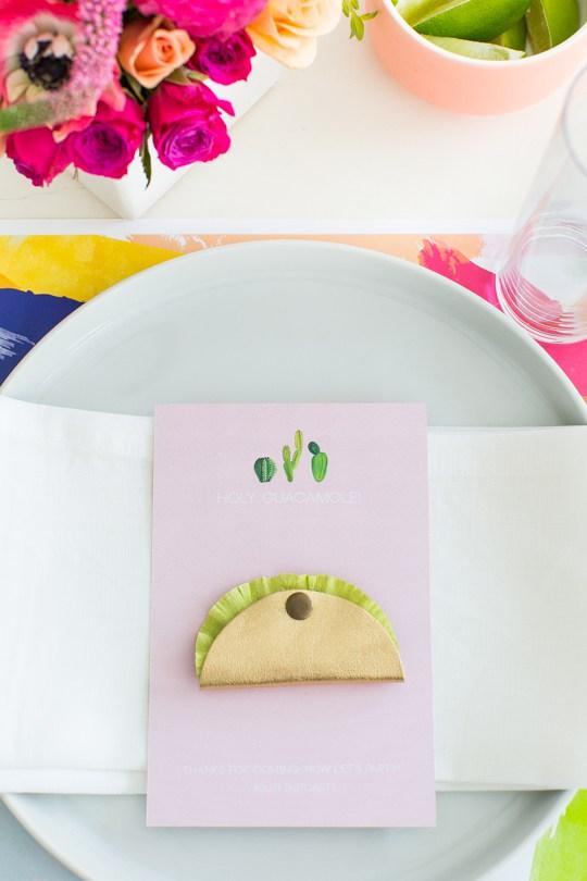 Fiesta de Cactus detalle de invitados