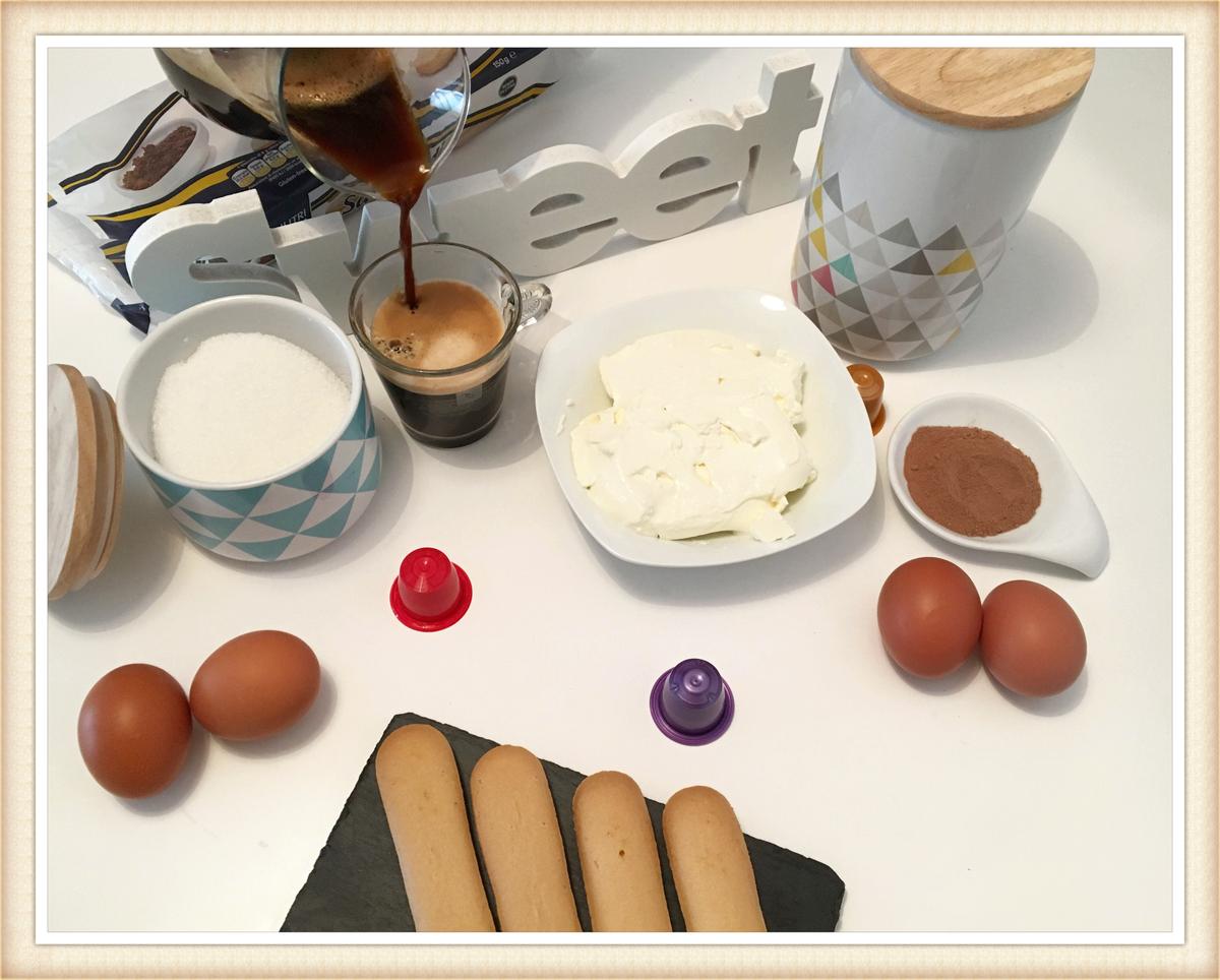 Ingredientes Tiramisú