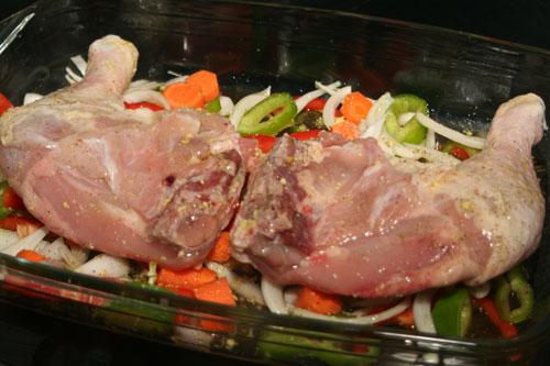 poner-el-pollo-enicma-de-la-base-de-verduras