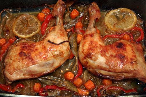 Pollo-al-Limón-al-Horno-recién-salido