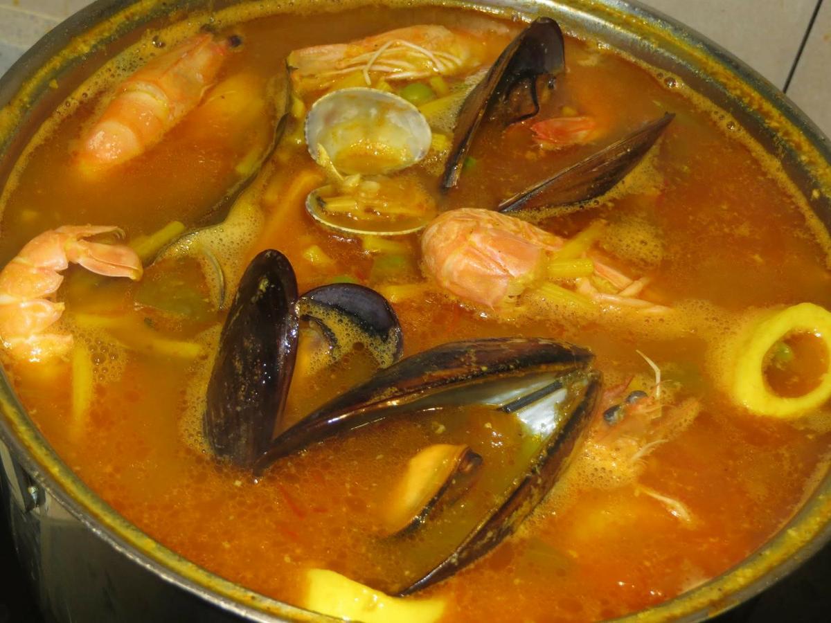 Receta rape a la marinera