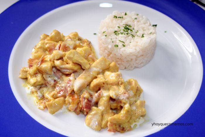 Pollo-con-Nata (crema de leche)