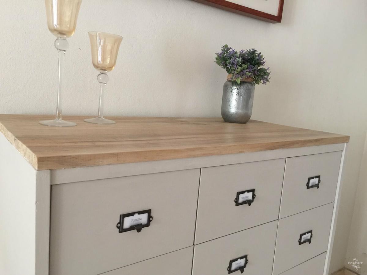 How to turn an old dresser into a faux card catalog the easy and cheap way