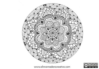 Mandala para colorear