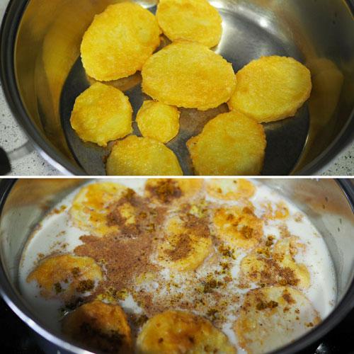 agregar-leche-a-las-patatas-rebozadas