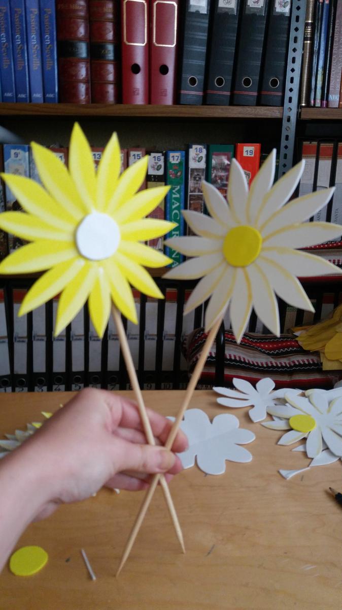 Flores de cartulina