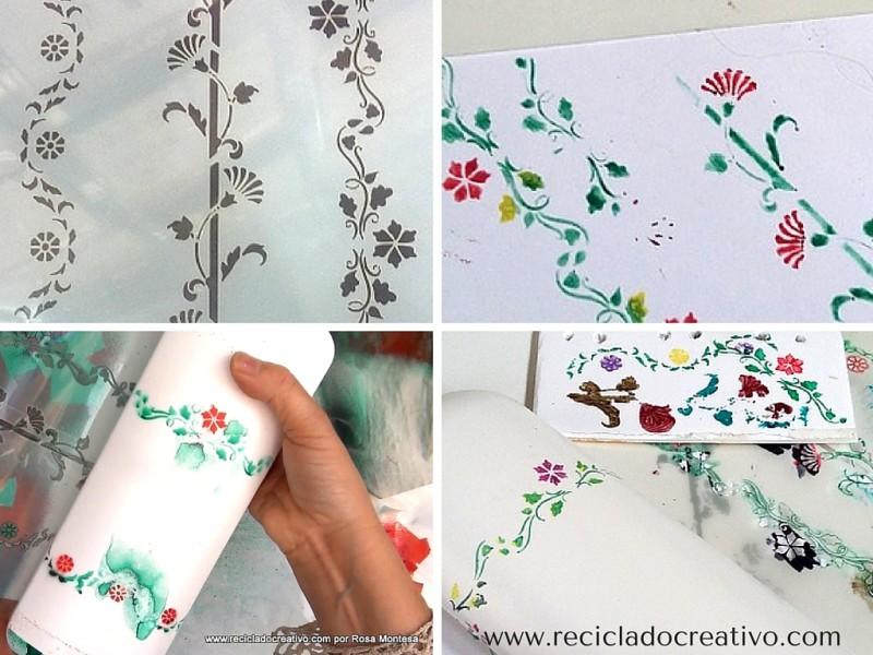 Pintando con plantillas