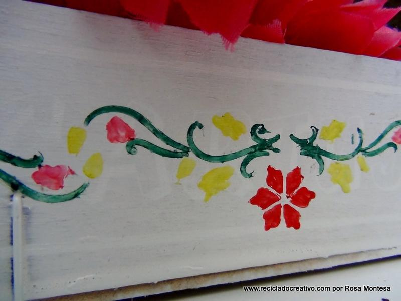 Reciclaje de cajas de fresas pontadas con plantillas